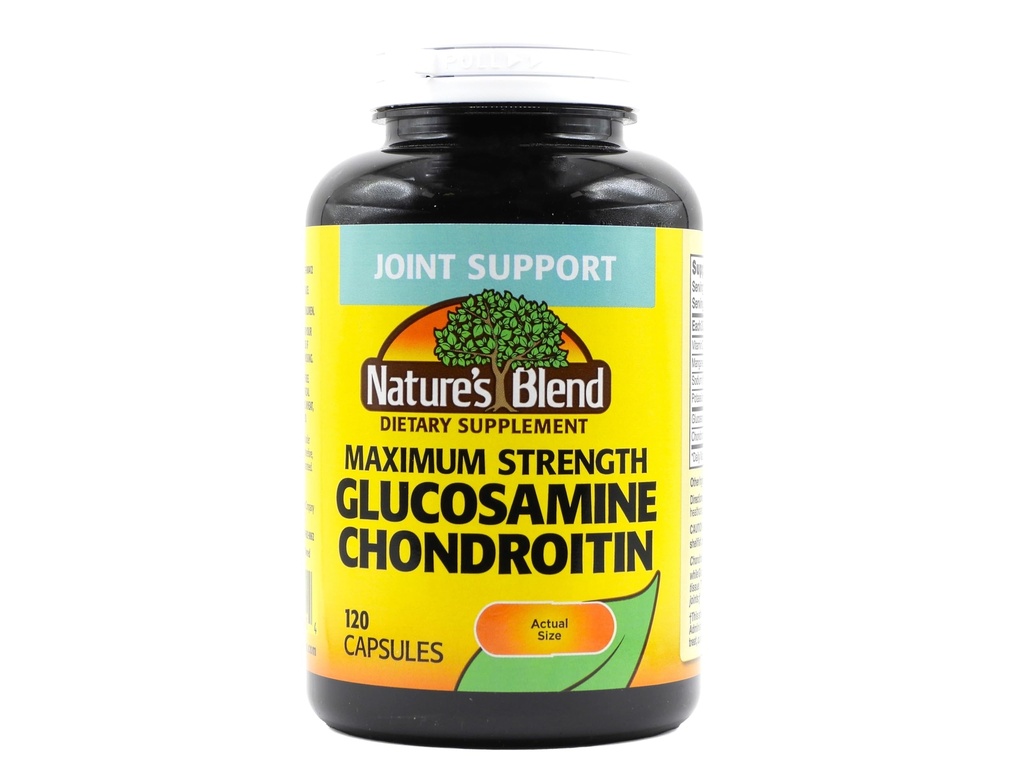 Glucosamine Chondroitin Maximum Strength 120 Capsules by Nature's Blend