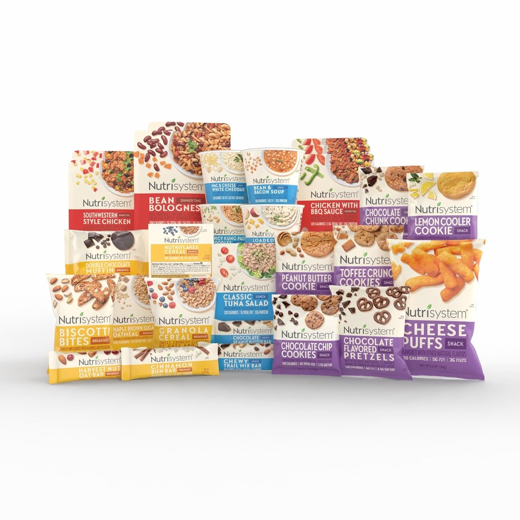 Nutrisystem® Kickstart Ισορροπημένο σετ απώλειας βάρους 7 ημερών με 28 νόστιμα γεύματα & σνακ