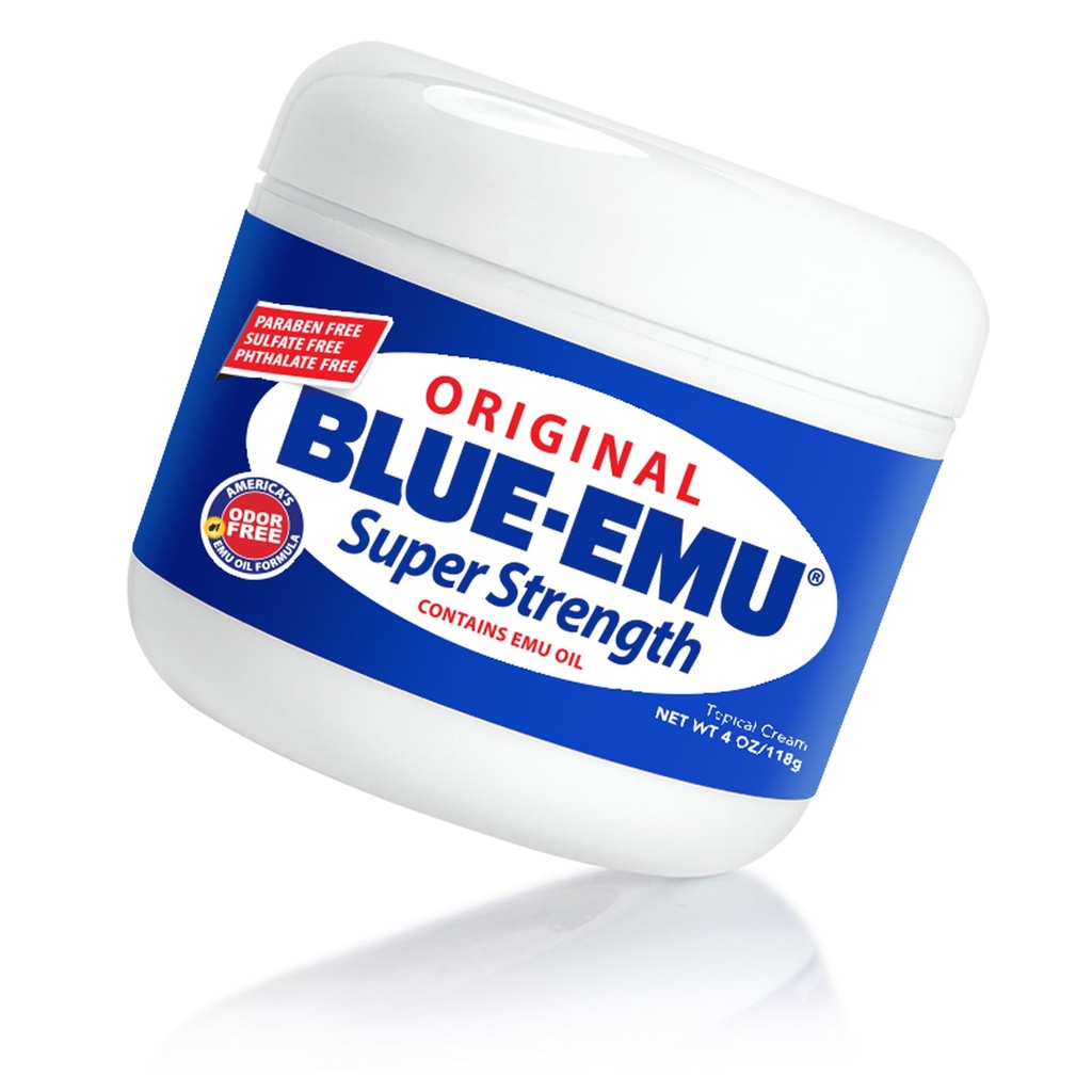 Blue-Emu αρχική σούπερ κρέμα δύναμης, καταπραϋντική μυϊκή & κοινή υποστήριξη, 4 Oz