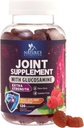 Κοινή Υποστήριξη Gummies Glucosamine Plus Vitamin E - Το συμπλήρωμα κοινής υποστήριξης της φύσης για την περιστασιακή δυσφορία για την πλάτη, τα γόνατα και τα χέρια - Cartilage & Joint Health & Flexibility Support - 120 Gummies