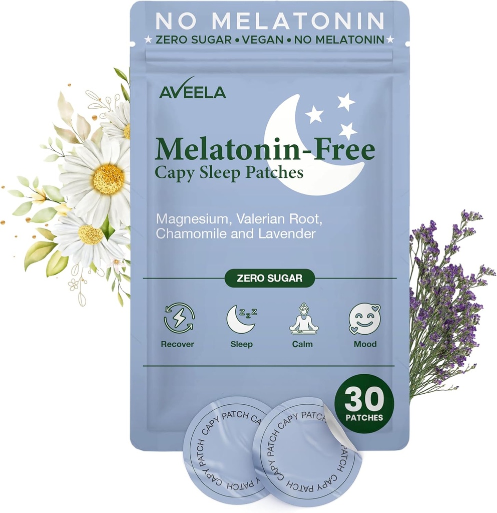 AVEELA Melatonin Free Sleep Patches for Adults 