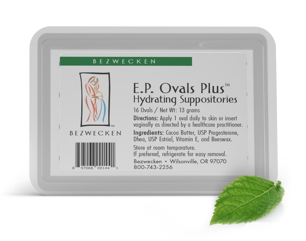 Bezwecken - E.P. Ovals Plus DHEA - 16 Οβάλ Υποθεσίες - Ίδια Εμπιστευμένη Φόρμουλα, Νέο Βελτιωμένο Σχήμα - Επαγγελματικά διαμορφωμένο για να Alleviate Κολπική Ξηροφορία σε Εμμηνοπαυσιακές Γυναίκες