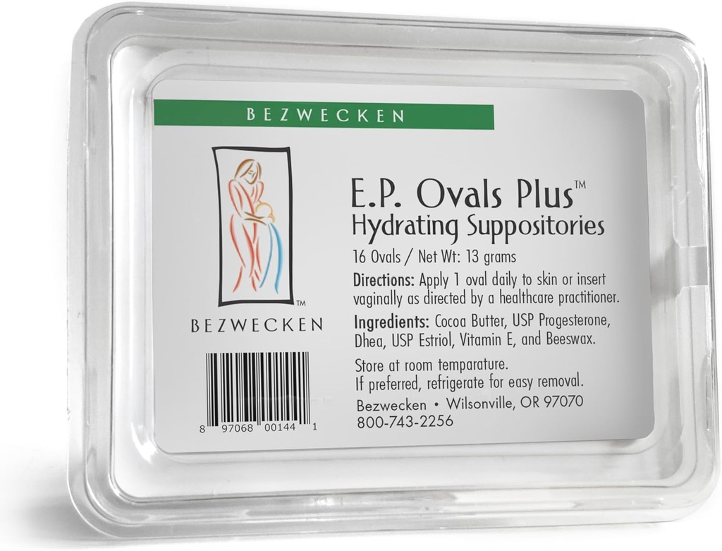 Bezwecken - E.P. Ovals Plus DHEA - 16 Οβάλ Υποθεσίες - Ίδια Εμπιστευμένη Φόρμουλα, Νέο Βελτιωμένο Σχήμα - Επαγγελματικά διαμορφωμένο για να Alleviate Κολπική Ξηροφορία σε Εμμηνοπαυσιακές Γυναίκες