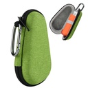 Beautyflier Asthma Inhaler Travel Case, Portable Zipper Carry Case for Inhaler with Clip-On Carabiner, EVA Travel Handy Προστατευτικός Κάτοχος για Ενήλικες και Παιδιά, Inhaler Δεν Περιλαμβάνεται (4IN, Green)