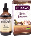 Amber NaturalZ Pet C&C συμπλήρωμα βοτάνων για σκύλους, γάτες, πουλιά, χοίροι Γουινέας, και κουνέλια συντροφιάς συμπλήρωμα βοτάνων για υγιή Sinus 