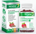 Renew Actives Ashwagandha 100MG ανά 4 Gummies – Memory, Focus & Energy Boost – Παραδοσιακά χρησιμοποιείται ως Rejuvenative Tonic – Vegan, Herbal Adaptogen – Made in Canada – 60 Gummies