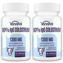 Συμπλήρωμα Καψακίων Βοοειδών 1300mg - Extra High 60% IgG Bovine Colostrum - Οστό, Άσκηση, Ανοσοποιητικό - 120 Κάψουλες