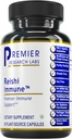 Premier Research Labs Reishi Immune Support Supplement- Reishi Mushroom Capsules, Organic Reishi Mushroom Extract for Women and Men, Contains Red Algae, Turmeric, Milk Thistle - 90 Pure Vegan Capsules