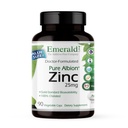 Emerald Labs Zinc 25mg - Ανοσοποιητική υποστήριξη, Digestive Health, Oxidative Stress Support - Κατασκευάζεται με ψευδάργυρο Bisglycinate - Vegan & Gluten-free - 90 κάψουλες λαχανικών