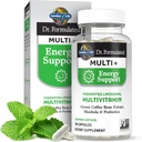 Garden of Life Dr. Formulated Multi+ Energy Support: Ζυμωμένη λιποσωμική πολυβιταμίνη + εκχύλισμα Πράσινου Coffee Bean, Rhodiola & Probiotics - Ενισχύστε την ενέργεια, Υποστήριξη Digestion & ανοσοποιητική υγεία, 30 κάψουλες