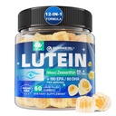 Lutein 20mg 40mg και Zeaxanthin Συμπληρώματα για τα μάτια, Lutein Gummies με Omega 3, Saffron, Zinc, Bilberry & Goji Berry για την υποστήριξη της όρασης - Eye Vitamins Gummies for Seniors - Vegan, Sugar Free, 60ct