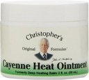 Christopher's Original Formulas Cayenne Heat Ointment, Warming Herbal Topical for Discomfort & Circulation, 2 fl oz
