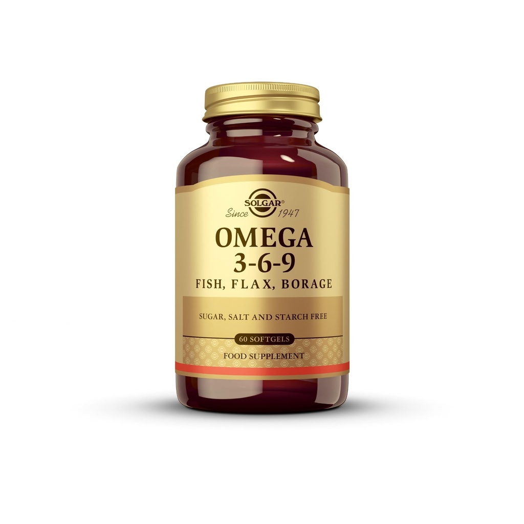 EFA 1300mg Omega 3-6-9 Solgar 60 Softgel