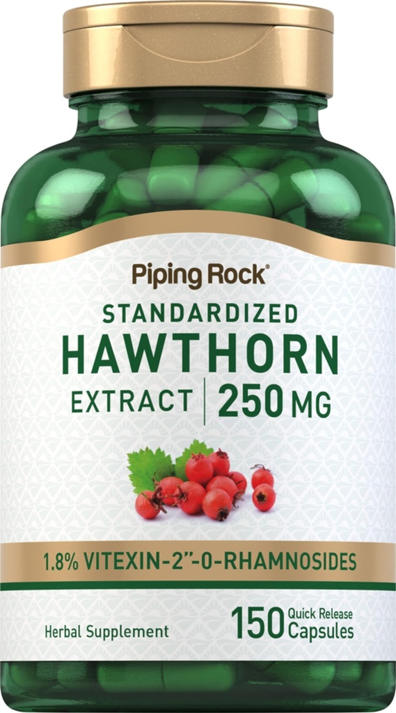 Κάψουλες καρυδιών Piping Rock Hawthorn 