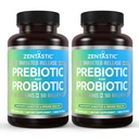 Zentastic Probiotics & Prebiotics Supplement - 50 Δισεκατομμύρια CFU - για την Ανοσοποιητική & Πεθητική Υγεία Ανδρών & Γυναικών - 16 Στελέχη - Ράφι Σταθερό - 120 Καθυστερημένες Κάψουλες Απελευθέρωσης