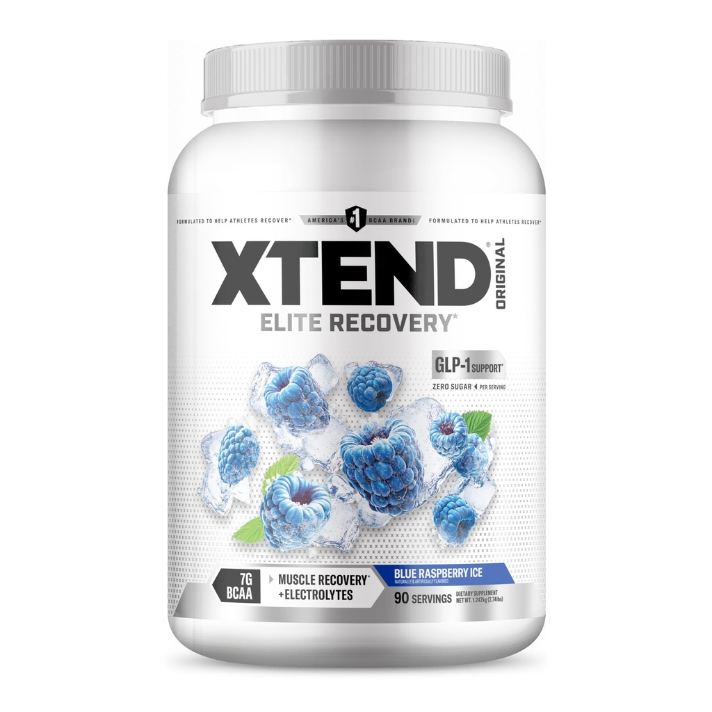 Xtend XTEND αρχική BCAA σκόνη 7g BCAA και 2.5g L-Γλουταμίνη, ζάχαρη δωρεάν μετά την προπόνηση μυϊκή αποκατάσταση ποτό με Αμινοξέα για άνδρες και γυναίκες, 90 εξυπηρετούν