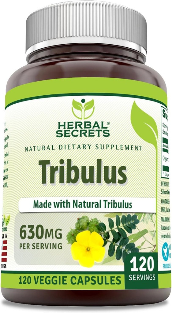 Φυτικά μυστικά Tribulus 630 Mg 120 Veggie Κάψουλες συμπλήρωμα 