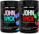 Jacked Factory X John Wick - Wick Mode Pre Workout Powder - Intense Energy, Battle-Ready Focus, Unstoppable Commitment, and Sheer Will - Baba Yaga Blue Raz & Osaka Cherry Blossom (80 Servings)