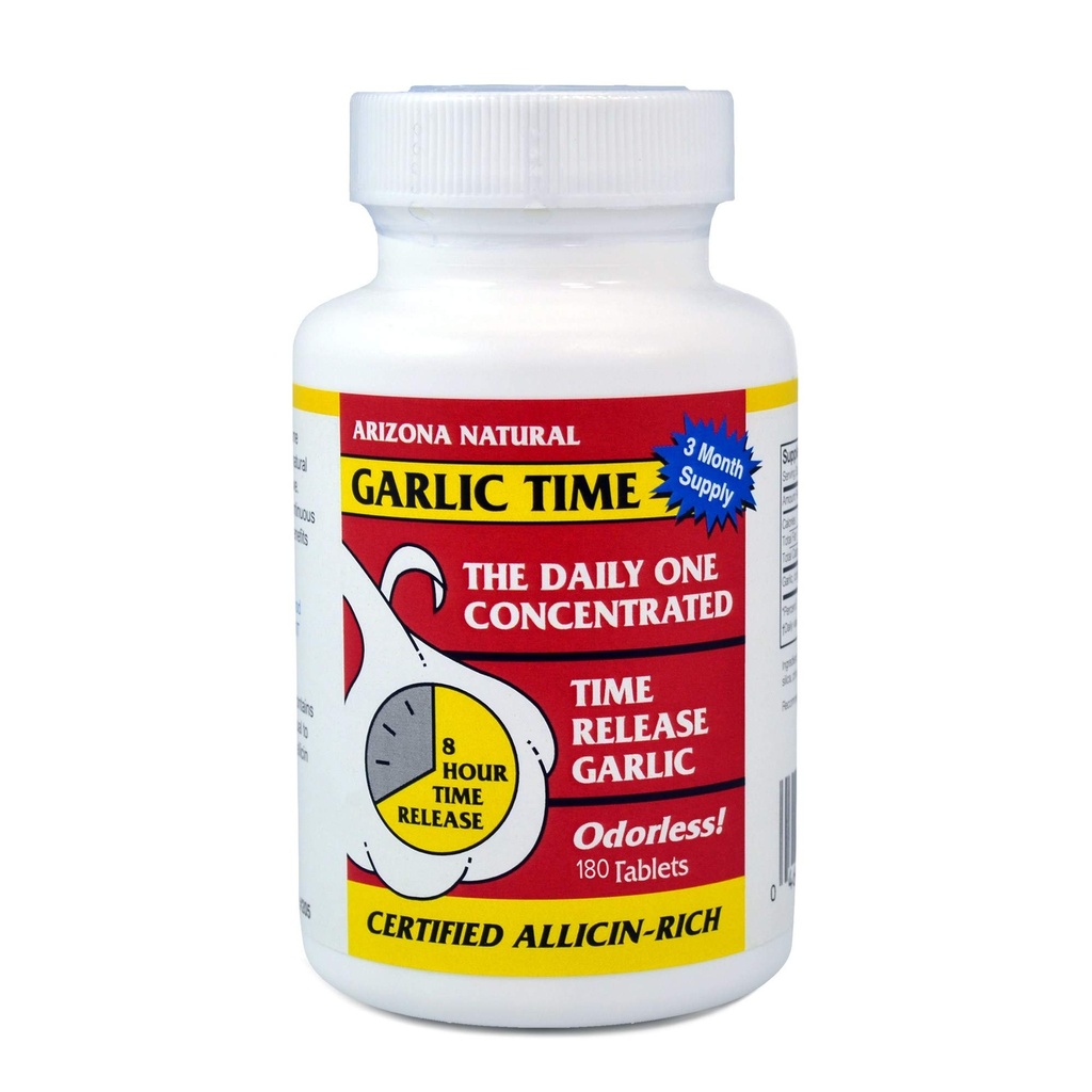 Arizona Natural Resource Garlic Time, 180 Count