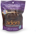 Adora συμπλήρωμα ασβεστίου Σκοτεινή σοκολάτα, 30 Count (Value Pack of 3)