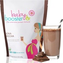 Baby Booster Chocolate Mocha Προγεννητική συμπλήρωμα βιταμίνης και πρωτεΐνης Shake,Caffeine Free, Όλα φυσικά, χορτοφαγικά DHA, υψηλή πρωτεΐνη, αιθυλοφολικό, Β βιταμίνες, μεγάλη για την πρωινή ασθένεια,16.4Oz(1.03LB) 465G