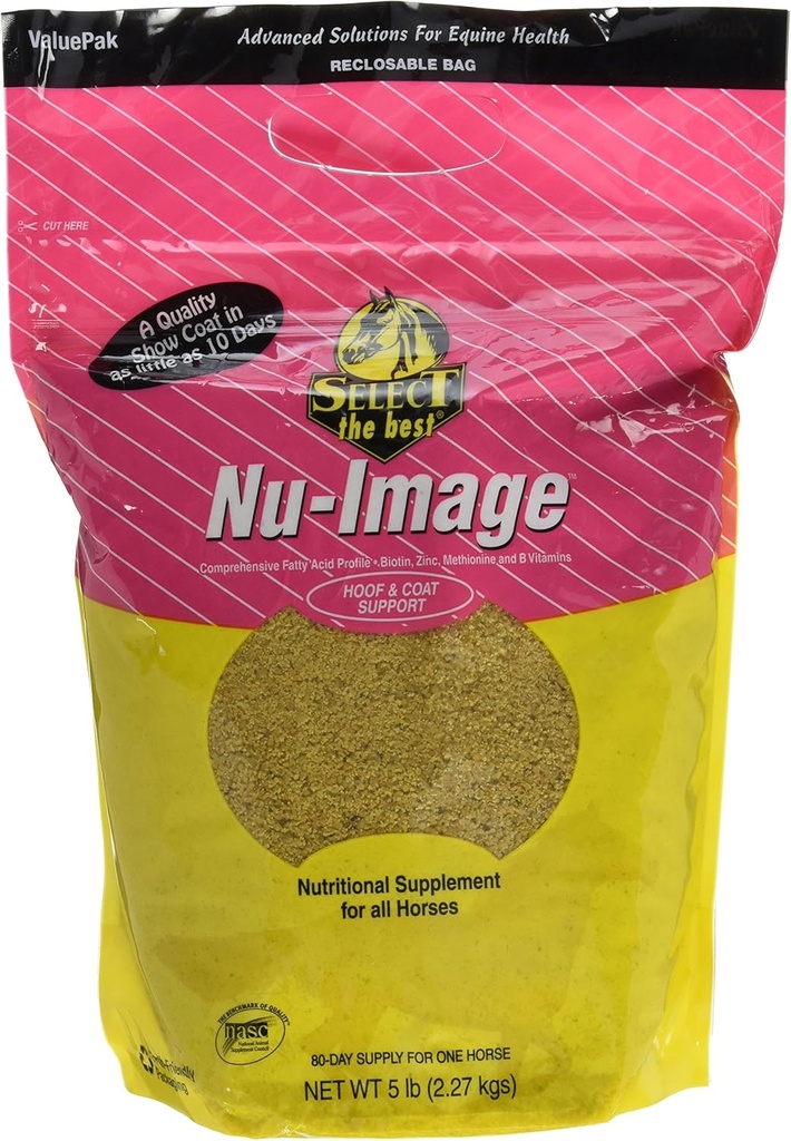 RICHDEL 784299040502 Nu-Image Hoof & Coat Υποστήριξη για τα άλογα, 5 lb