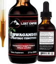 Lost Empire Herbs Ashwagandha Spagyric Tincture - εκχύλισμα ρίζας υγρών σταγόνων για άνδρες, γυναίκες, ύπνο, κορτιζόλη - καλύτερο συμπλήρωμα Ashwagandha ΗΠΑ Καλλιεργούνται οργανικά (2 fl oz)