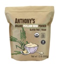 Βιολογικό Psyllium Husk σκόνη του Anthony, 1,5 lb, χωρίς γλουτένη, μη ΓΤΟ, λεπτό έδαφος, Keto φιλικό