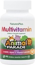NaturesPlus Animal Parade Sugar-Free Παιδική Πολυβιταμίνη - Ποικιλία Τσέρι, Σταφύλι & Πορτοκαλί Γεύσεις - Συσκευασία των 2, 90 Μασώμενα Δισκία - 90 Σύνολο Σερβιέτες