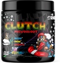 Sender Brand Clutch Turbo - High-Stim Pre-Workout Powerhouse με Beta Alanine, Taurine, Nitrosigine, Tyrosine, Caffeine, Bitter Orange, και Alpha Yohimbine για Έντονες προπονήσεις