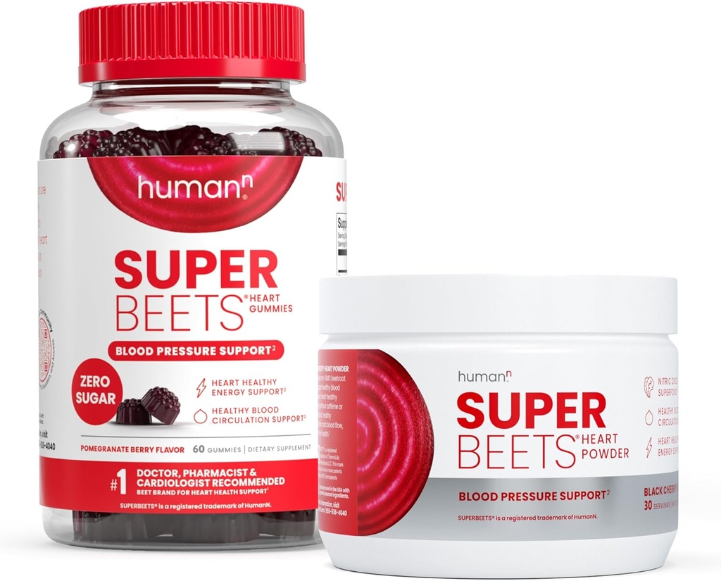 Ανθρώπινο Σούπερ Μπιζέλια Καρδιά Gummies Zero Ζάχαρη & Μαύρο Τσέρι σκόνη