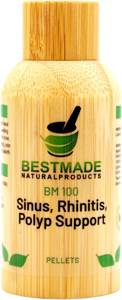 Bestmade Natural Products Stuffy Nose & Sinus Support BM100 – Ρινική δυσφορία, Runny μύτη, φτάρνισμα, φαγούρα, και εποχιακές αλλεργίες, 350 Πελέτες