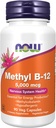 NOW Συμπληρώματα Τροφίμων, Methyl B-12 5000mcg, Methylcobalamin, Hypoallergenic, 90 κάψουλες Veg