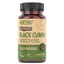 Deva Vegan Διατροφή Μαύρο Cumin έλαιο σπόρων, ψυχρής συμπίεσης, χωρίς ραφινάρισμα, 90 κάψουλες (πακέτο των 3)