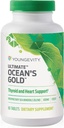 Youngevity Ultimate Ocean's Gold – Υποστηρίζει την υγεία του θυρεοειδούς, τη λειτουργία της καρδιάς, και την ισορροπία ορμονών με θρεπτικά συστατικά που χρησιμοποιούνται στον ωκεανό - 60 δισκία (πακέτο του 1)