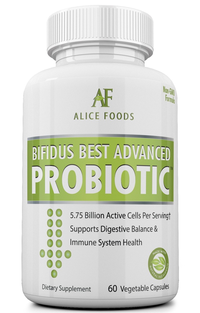 Fast Natural Bloating Relief - Bifidus Best Advanced Probiotic 60 Day + Kombucha Guide - Premium Probiotics για άνδρες και γυναίκες - για ενδοκρινικά προβλήματα, Bloating, Diarrhea, Gas, Bladder, UTI