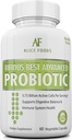 Fast Natural Bloating Relief - Bifidus Best Advanced Probiotic 60 Day + Kombucha Guide - Premium Probiotics για άνδρες και γυναίκες - για ενδοκρινικά προβλήματα, Bloating, Diarrhea, Gas, Bladder, UTI