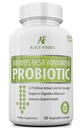 Fast Natural Bloating Relief - Bifidus Best Advanced Probiotic 60 Day + Kombucha Guide - Premium Probiotics for Men and Women - for Intestinal Problems, Bloating, Diarrhea, Gas, Bladder, UTI