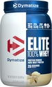 Dymatize Elite 100% Whey Protein Powder, L-λευκίνη, Γρήγορη Απορρόφηση & Γρήγορη Απορρόφηση για Βέλτιστη αποκατάσταση μυών, Gourmet Vanilla, 32 Oz