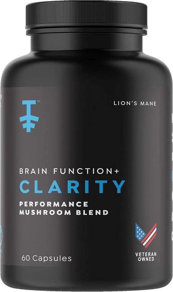 ProTEKT Lions Mane Συμπληρώματα Κάψουλες - Lion's Mane & Reishi Mushroom Κάψουλες, Nootropics Brain Συμπληρώματα μνήμης και εστίασης, Mushroom Supplement, Brain Energy Συμπληρώματα - 60 Count