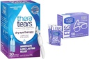 TheraTears Dry Eye Therapy Lubricant Eye Drops, Preservative Free, 30 Vials & Nice 'N Clean SmudgeGuard Lens Cleaning Wipes, 100 Wipes