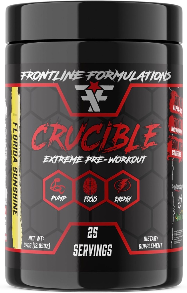 Σκόνη, εκρηκτικές προπονήσεις, Laser Focus, High Stim, Amazing Flavor, Veteran Owned and Operated (25 Servings, Florida Sunshine)