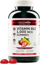 NatureWise Vitamin B12 Gummies for Adults, 1000 mcg - Φράουλα Λεμονάδα Γεύση - Υποστηρίζει την καθημερινή ενέργεια, ψυχική σαφήνεια, Γνωστική λειτουργία - Vegan, Χωρίς γλουτένη, Μη ΓΤΟ - 180 Count[3-Month Supply]