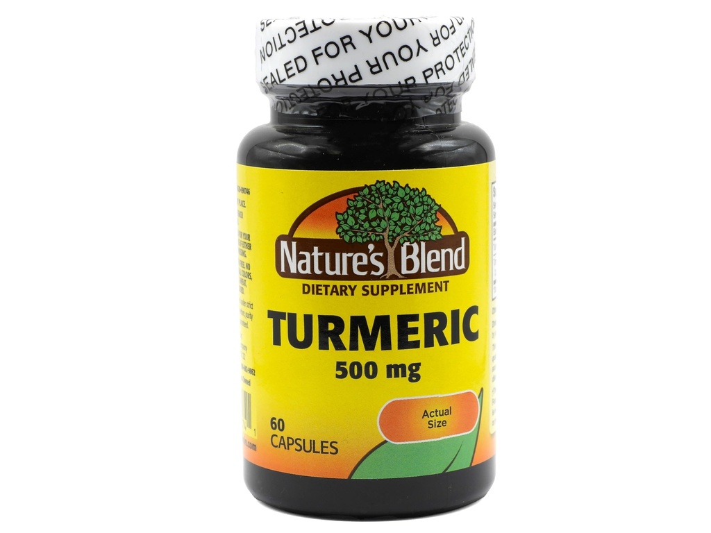 Nature's Blend Turmeric 500 mg 60 Κάψουλες