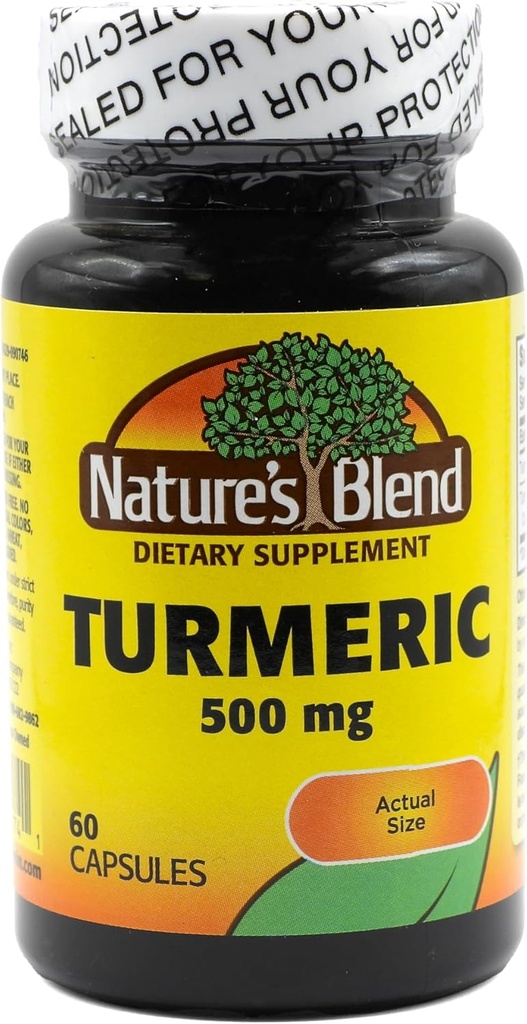 Nature's Blend Turmeric 500 mg 60 Capsules