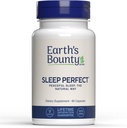 Earth's Bounty Sleep Perfect - Natural Sleep Aid- Made w/Herbal Extracts and L-theanine - No Grogginess - 60 Count