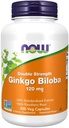 Τώρα τρόφιμα Ginkgo Biloba 120mg 200 Vcaps