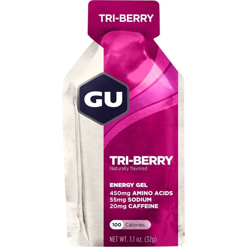 Gel 8-Count Vanilla Bean και 8-Count Tri-Berry Bundle με Αμινοξέα και Ηλεκτρολύτες