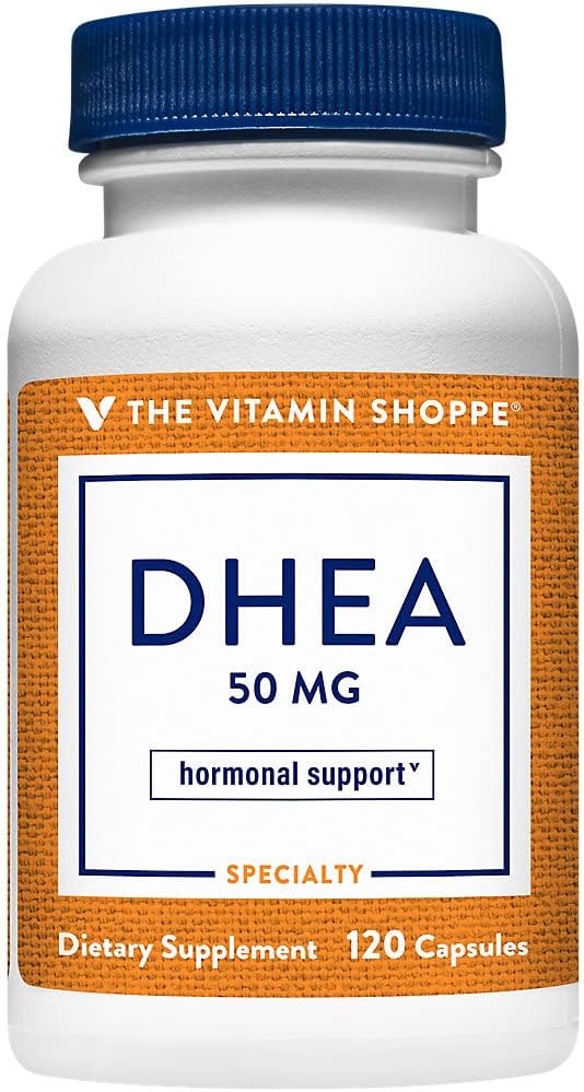 Η βιταμίνη Shoppe DHEA 50MG, ορμονική και υγιής γήρανση υποστήριξη τόσο για άνδρες και γυναίκες, μία φορά την ημέρα (120 κάψουλες)