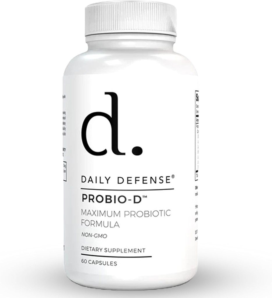 Προβιοτική ανοσοποιητική υποστήριξη συμπλήρωμα - Καθημερινή προβιοτικά για τους άνδρες με δυσκοιλιότητα & αέριο - Digestion και Bloating συμπλήρωμα & προβιοτικά για τις γυναίκες - 60 κάψουλες, PROBIO-D